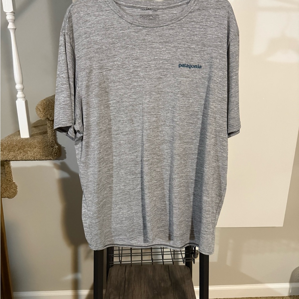 Patagonia Gray Short Sleeve Tee Lightweight Crew